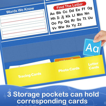 VELENA Alphabet Learning Pocket Chart