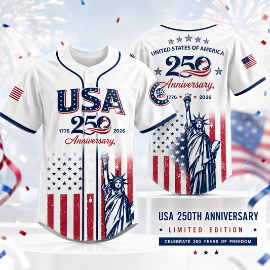 USA 250th Anniversary Baseball Jersey