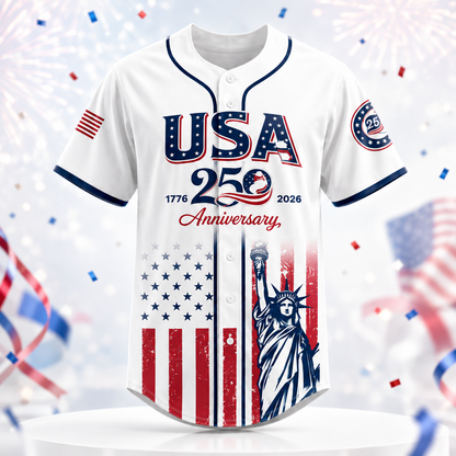 USA 250th Anniversary Baseball Jersey