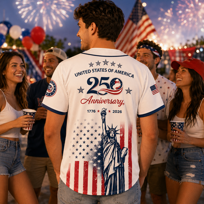 USA 250th Anniversary Baseball Jersey