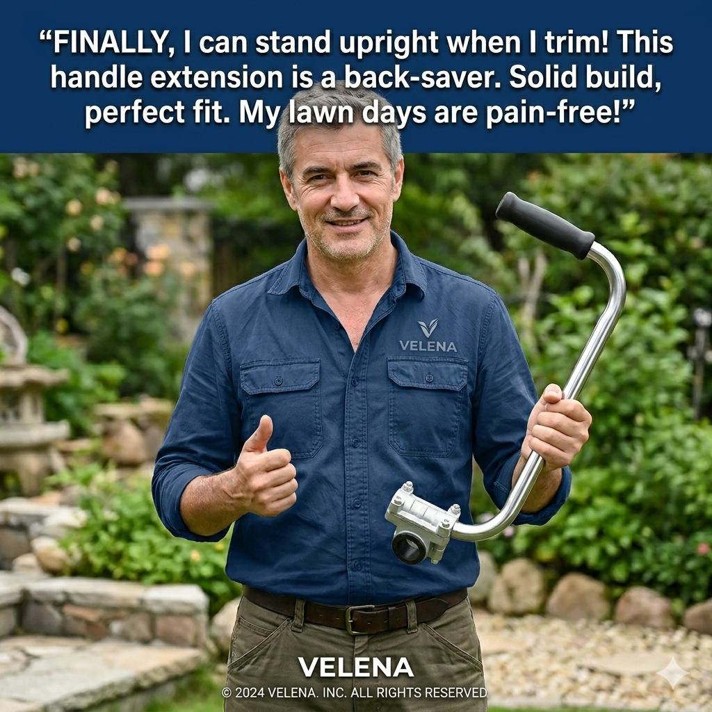 VELENA Premium Ergonomic Handle Trimmer