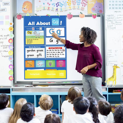 VELENA Alphabet Learning Pocket Chart