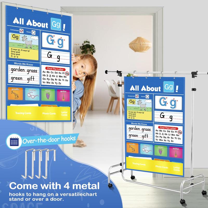 VELENA Alphabet Learning Pocket Chart