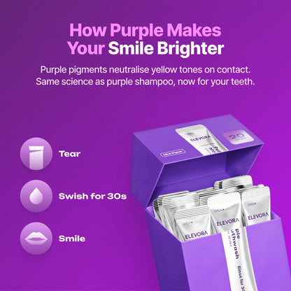 VELENA Purple Mouthwash Sachet