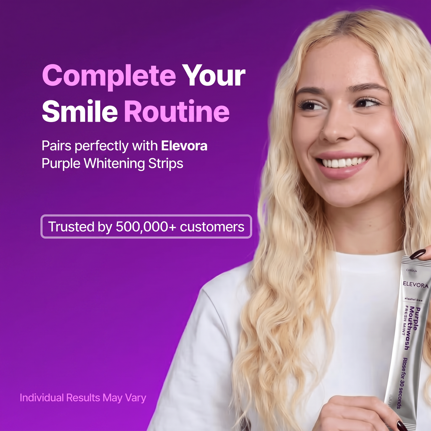 VELENA Purple Mouthwash Sachet