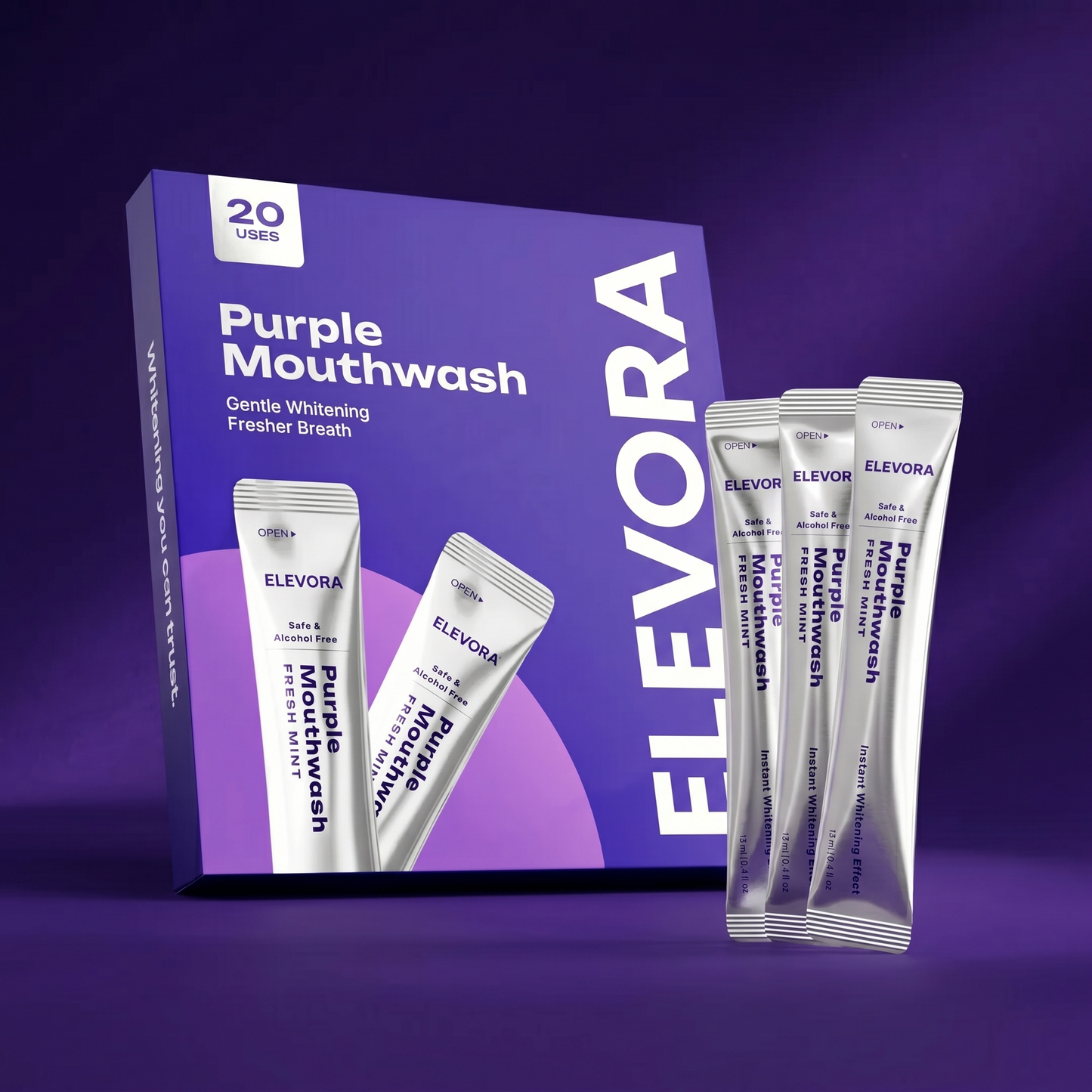 VELENA Purple Mouthwash Sachet