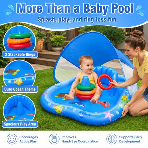VELENA Baby Play Mat with Sprinkler