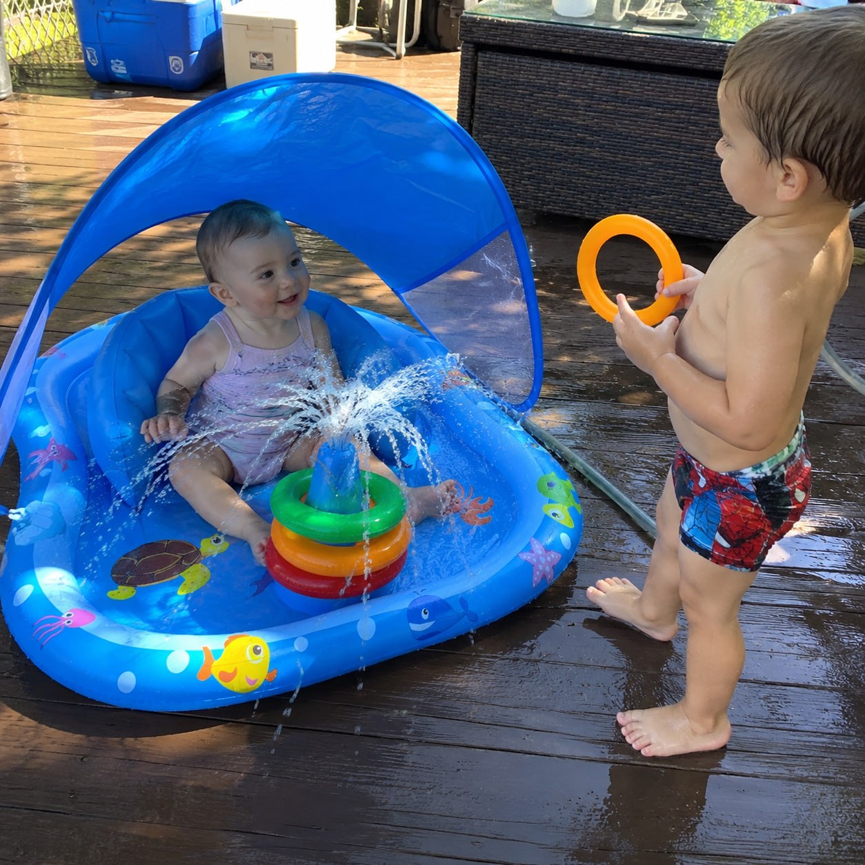VELENA Baby Play Mat with Sprinkler