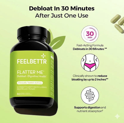 FEELBETTR Flatter Me Debloat Capsules
